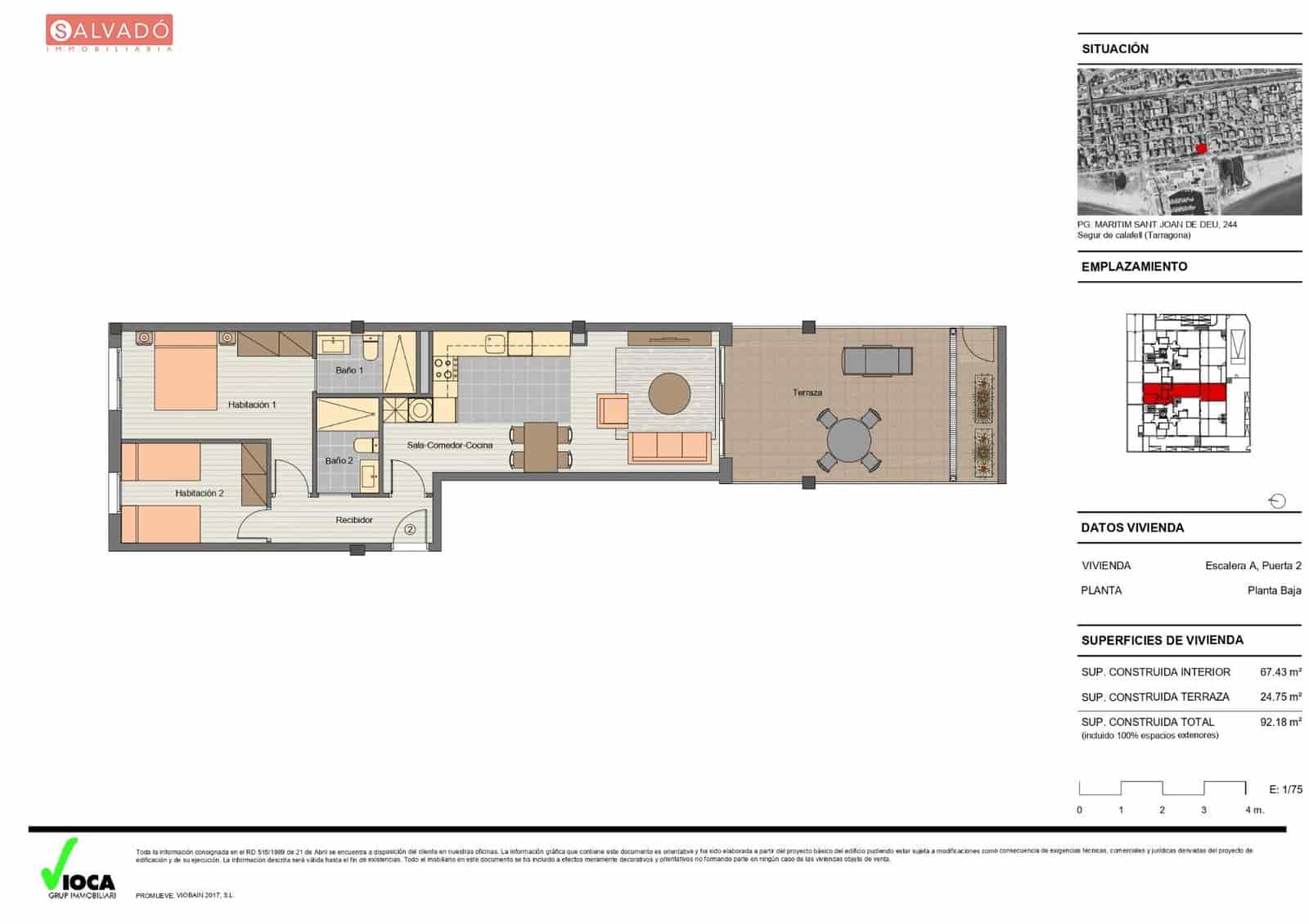 3 chambre Appartement à vendre à Segur de Calafell avec piscine garage - 295 000 € (Ref: 9296882)