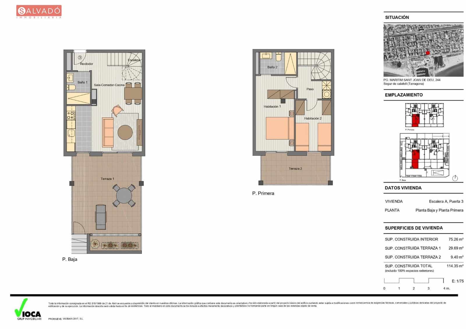 3 chambre Appartement à vendre à Segur de Calafell avec piscine garage - 295 000 € (Ref: 9296882)