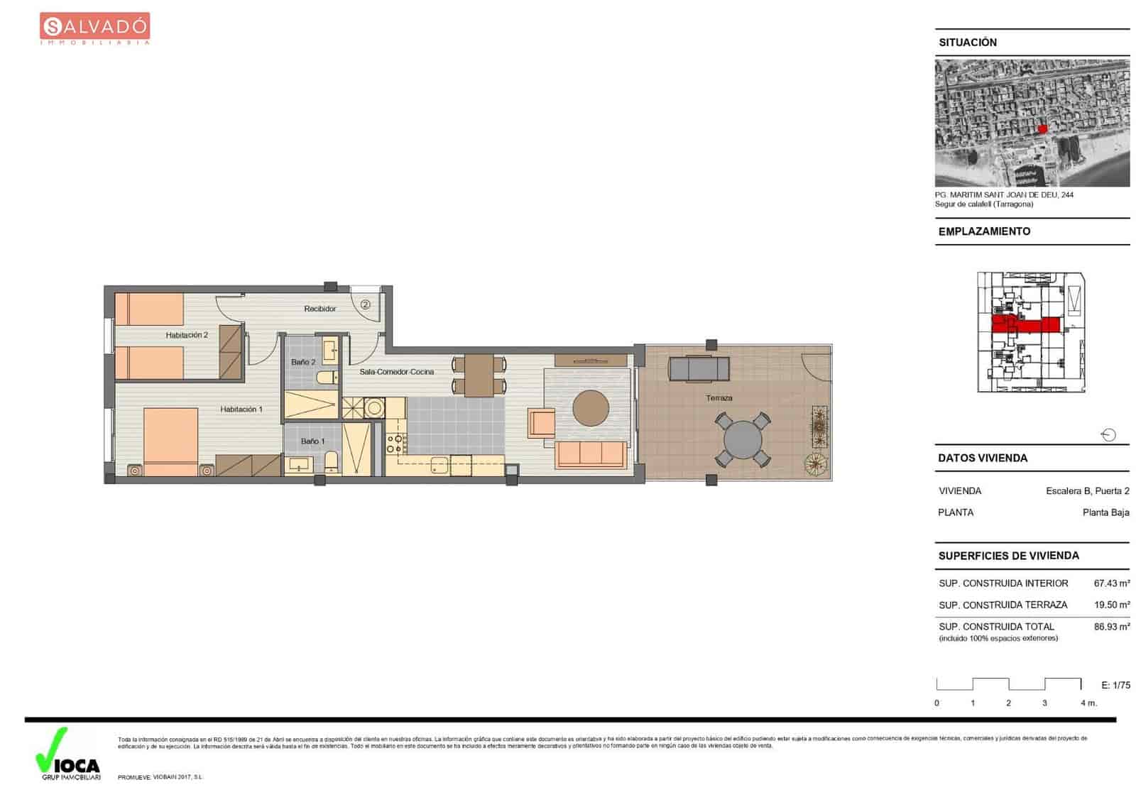 3 chambre Appartement à vendre à Segur de Calafell avec piscine garage - 295 000 € (Ref: 9296882)