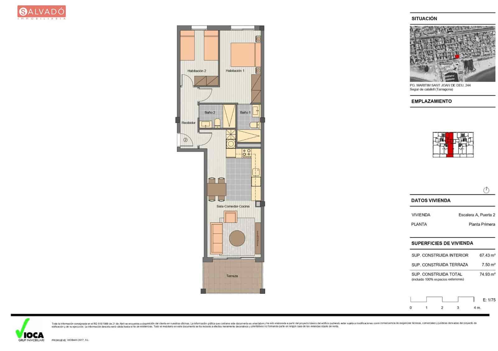 3 chambre Appartement à vendre à Segur de Calafell avec piscine garage - 295 000 € (Ref: 9296882)