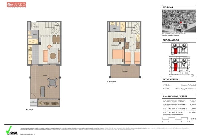 3 chambre Appartement à vendre à Segur de Calafell, Calafell avec piscine garage - 295 000 € (Ref: 9296882)