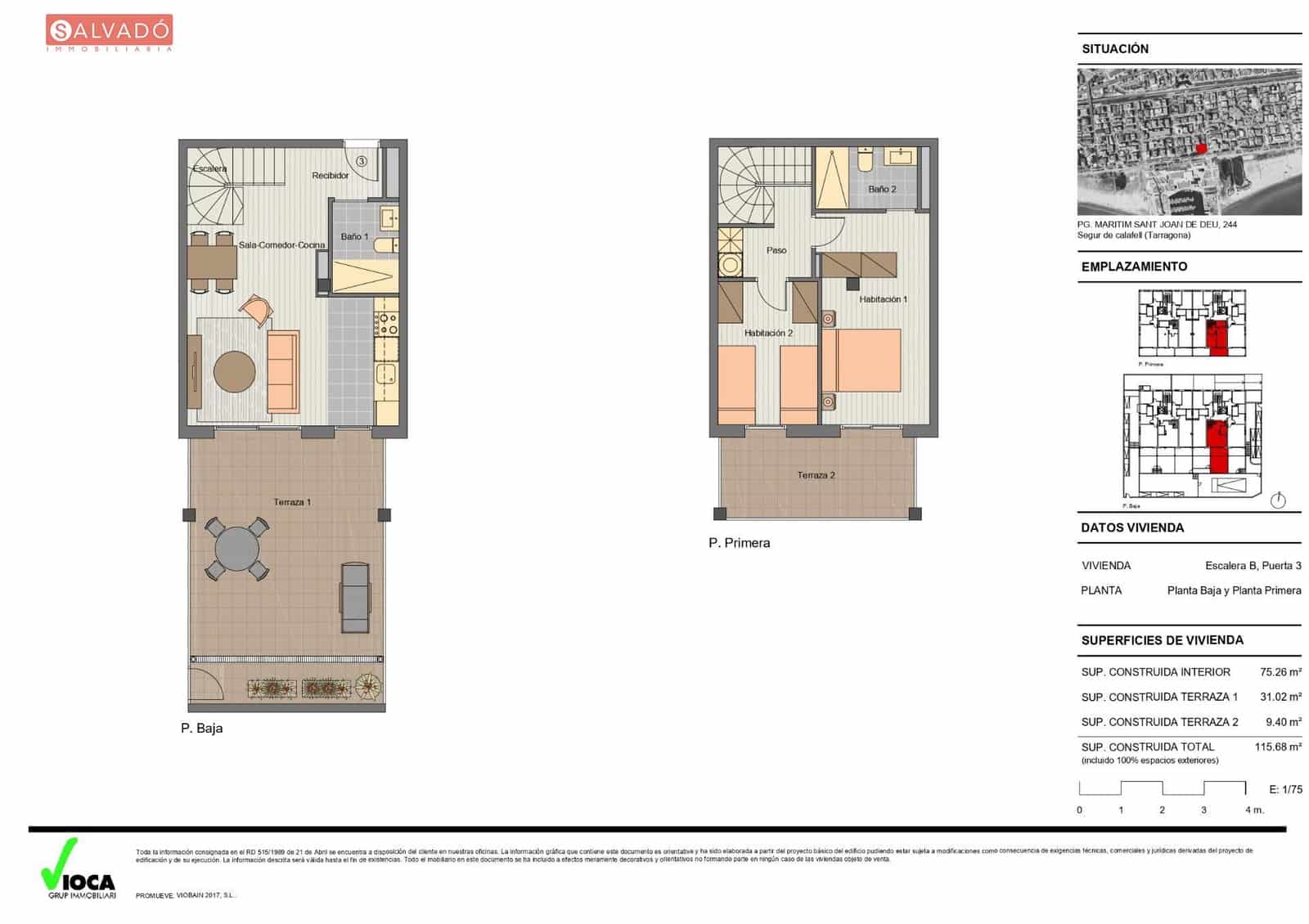 3 chambre Appartement à vendre à Segur de Calafell avec piscine garage - 295 000 € (Ref: 9296882)