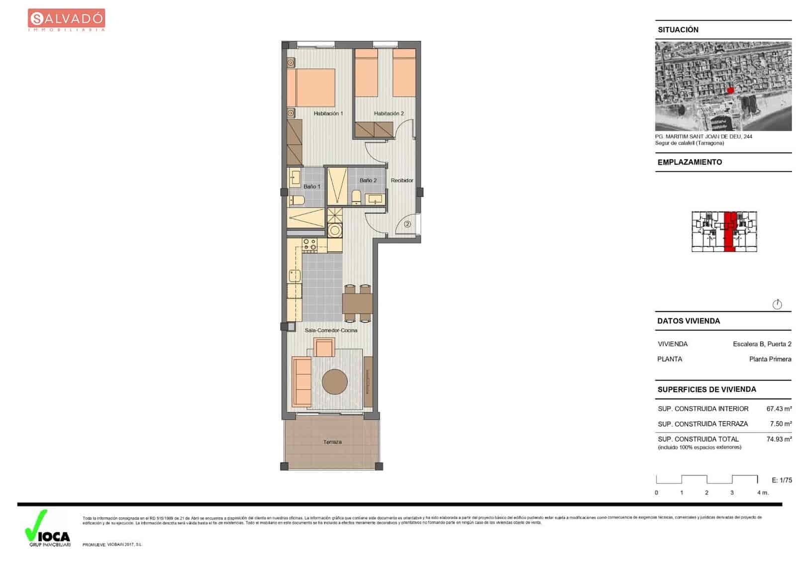 3 chambre Appartement à vendre à Segur de Calafell avec piscine garage - 295 000 € (Ref: 9296882)