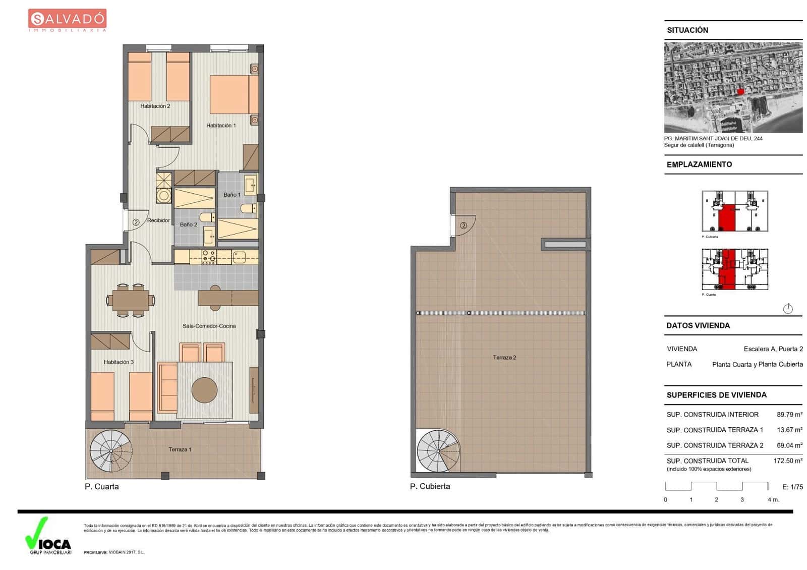 3 chambre Appartement à vendre à Segur de Calafell avec piscine garage - 295 000 € (Ref: 9296882)