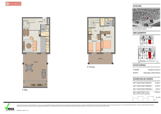 3 chambre Appartement à vendre à Segur de Calafell, Calafell avec piscine garage - 295 000 € (Ref: 9296882)