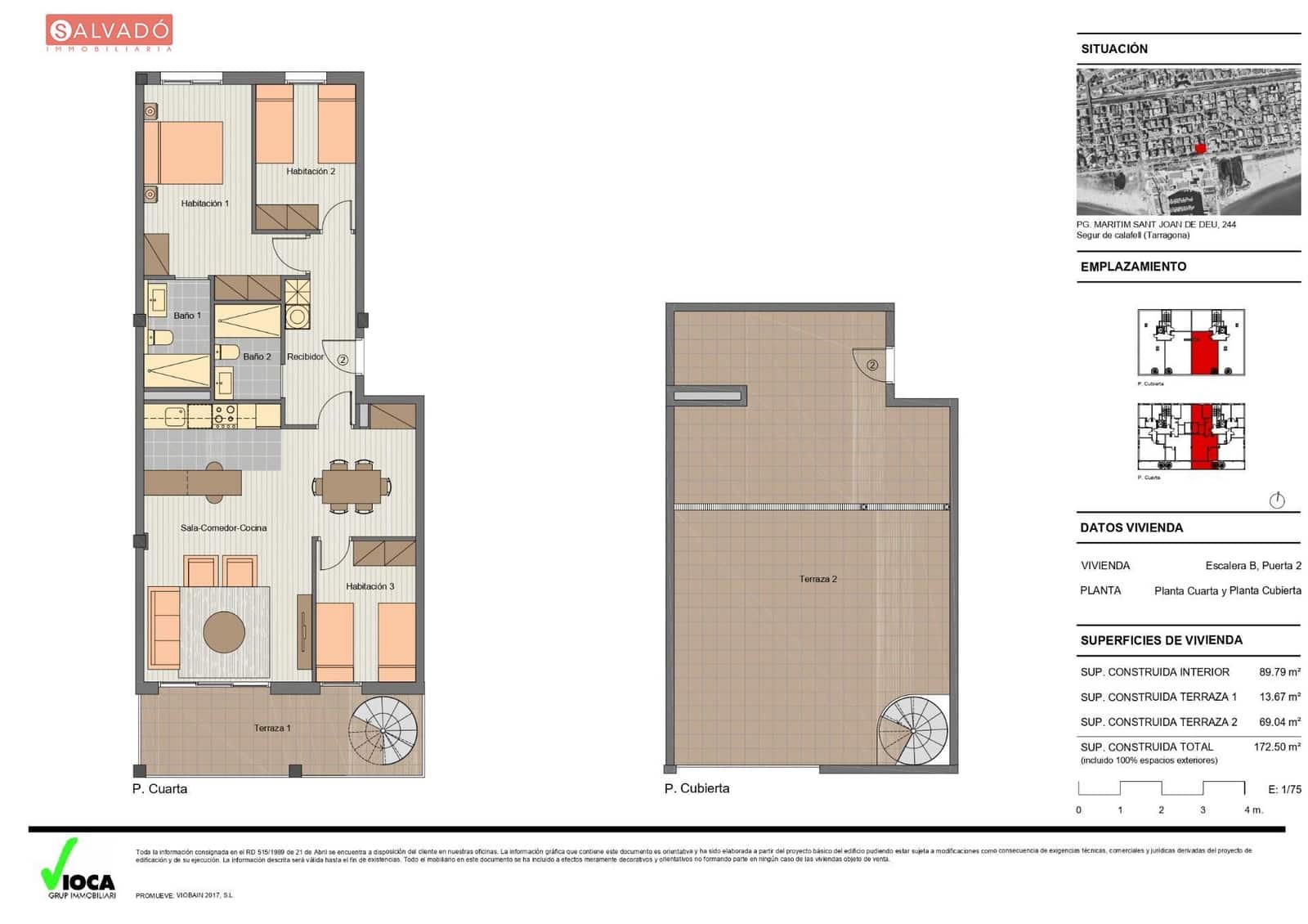 3 chambre Appartement à vendre à Segur de Calafell avec piscine garage - 295 000 € (Ref: 9296882)