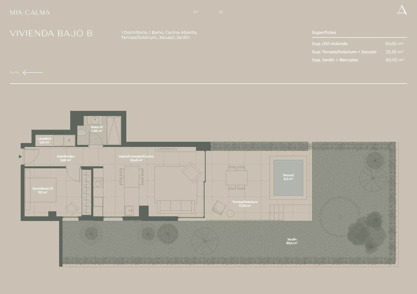 1 camera da letto Appartamento in vendita in Cunit - 389.000 € (Rif: 9765186)