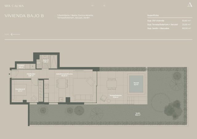 1 camera da letto Appartamento in vendita in Cunit - 389.000 € (Rif: 9765186)