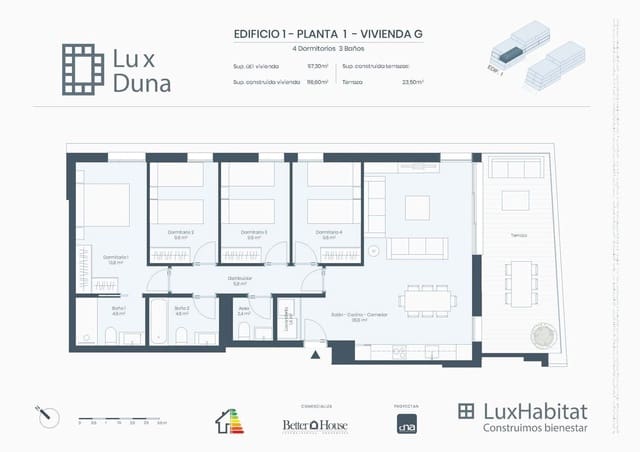 4 camera da letto Appartamento in vendita in L'Hospitalet de L'infant, Vandellòs i l'Hospitalet de l'Infant - 765.000 € (Rif: 9863448)