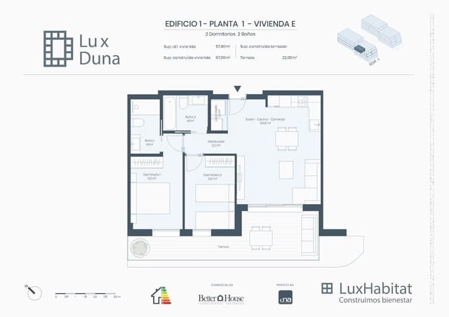 2 camera da letto Appartamento in vendita in L'Hospitalet de L'infant, Vandellòs i l'Hospitalet de l'Infant - 369.000 € (Rif: 9863449)