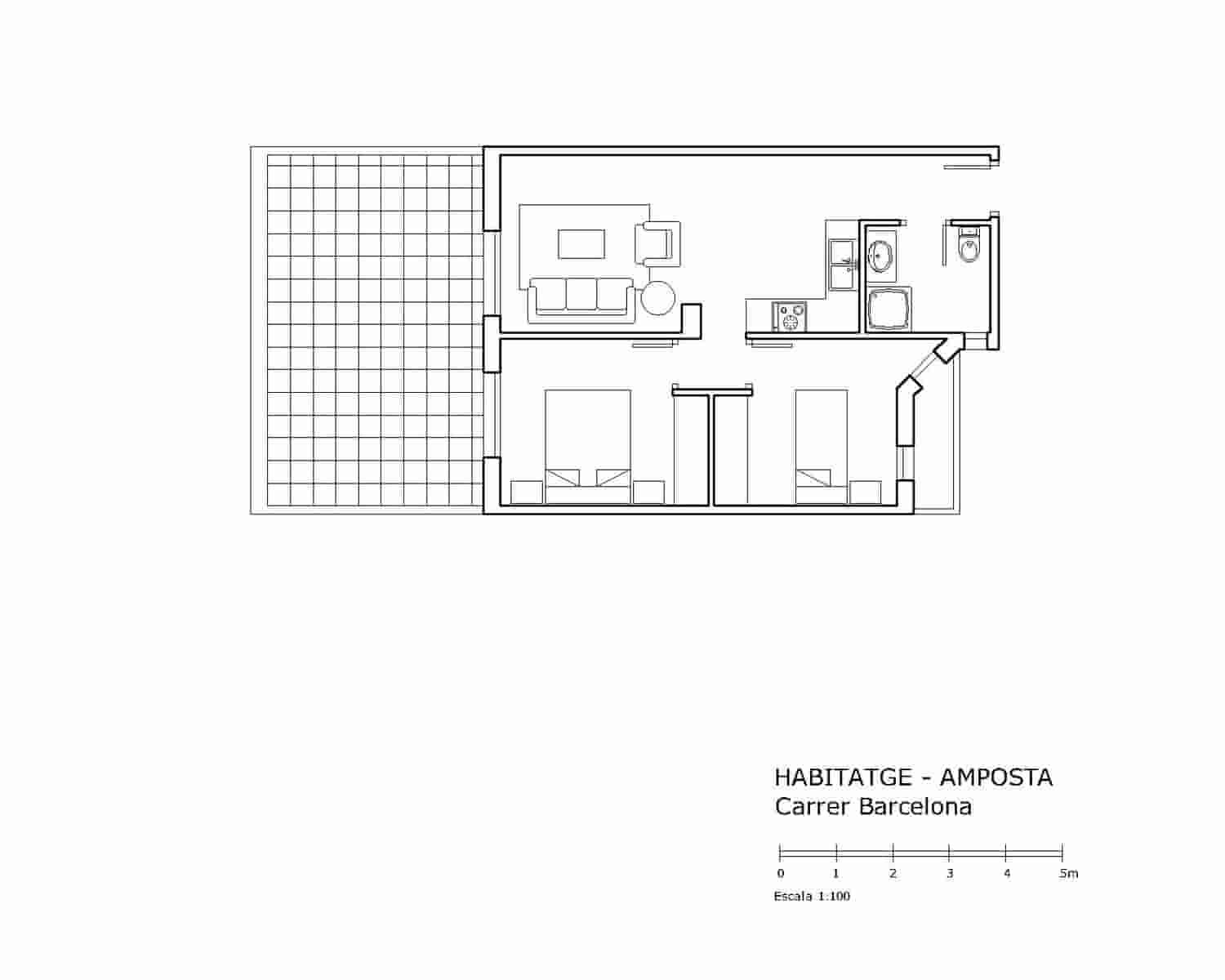 2 bedroom Penthouse for sale in Amposta with garage - € 124,000 (Ref: 10131777)