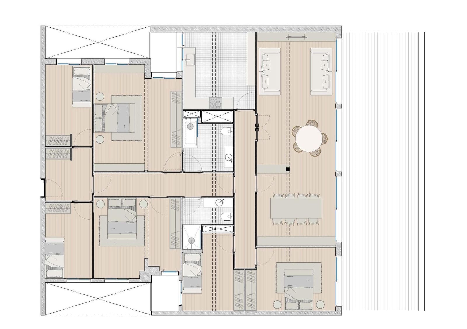 6 Zimmer Penthouse zu verkaufen in Tortosa - 198.000 € (Ref: 9645179)