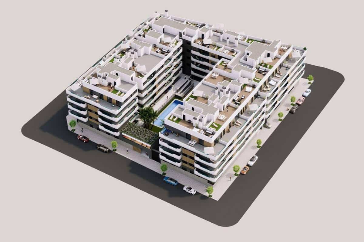 2 slaapkamer Appartement te koop in Santa Pola met zwembad - € 330.000 (Ref: 8834733)