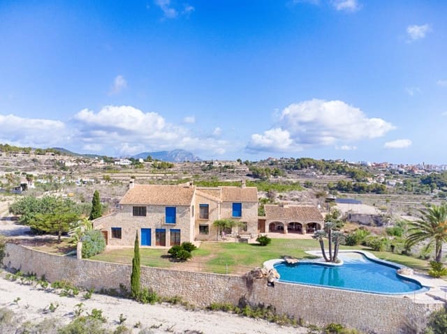 4 chambre Finca/Maison de Campagne à vendre à Moraira, Teulada-Moraira avec piscine garage - 4 200 000 € (Ref: 9901390)