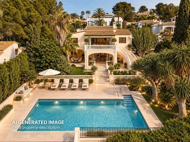 3 quarto Moradia para venda em Moraira, Teulada-Moraira com piscina garagem - 1 425 000 € (Ref: 9901402)
