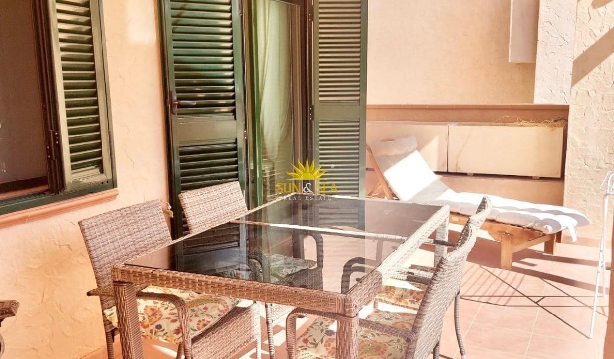 2 makuuhuone Huoneisto lomavuokrausta paikassa Fuente Alamo de Murcia mukana uima-altaan - 850 € (Ref: 10029538)