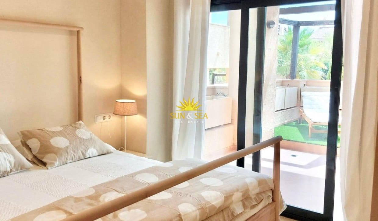 2 makuuhuone Huoneisto lomavuokrausta paikassa Fuente Alamo de Murcia mukana uima-altaan - 850 € (Ref: 10029538)