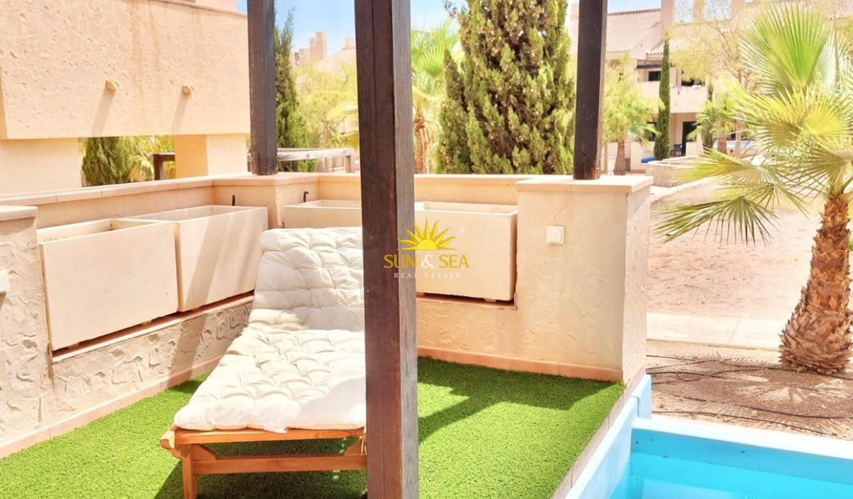 2 makuuhuone Huoneisto lomavuokrausta paikassa Fuente Alamo de Murcia mukana uima-altaan - 850 € (Ref: 10029538)