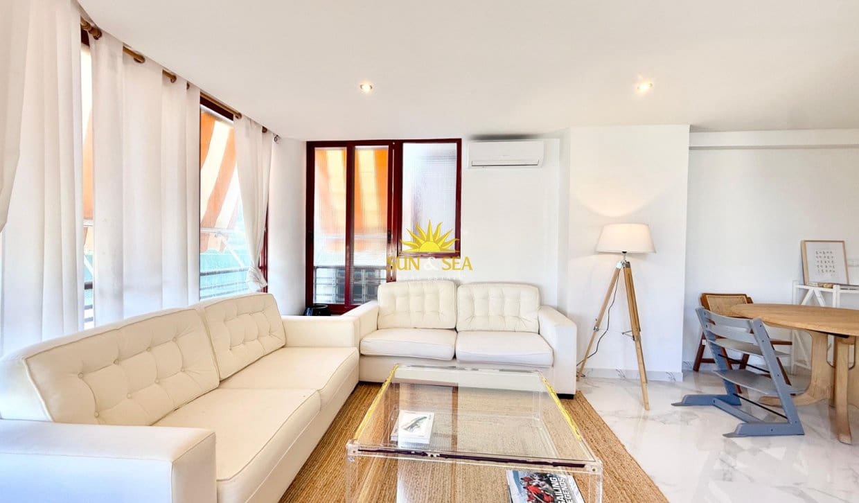 Apartamento de 3 habitaciones en Cabo de las Huertas en alquiler vacacional con piscina garaje - 1.600 € (Ref: 10055741)