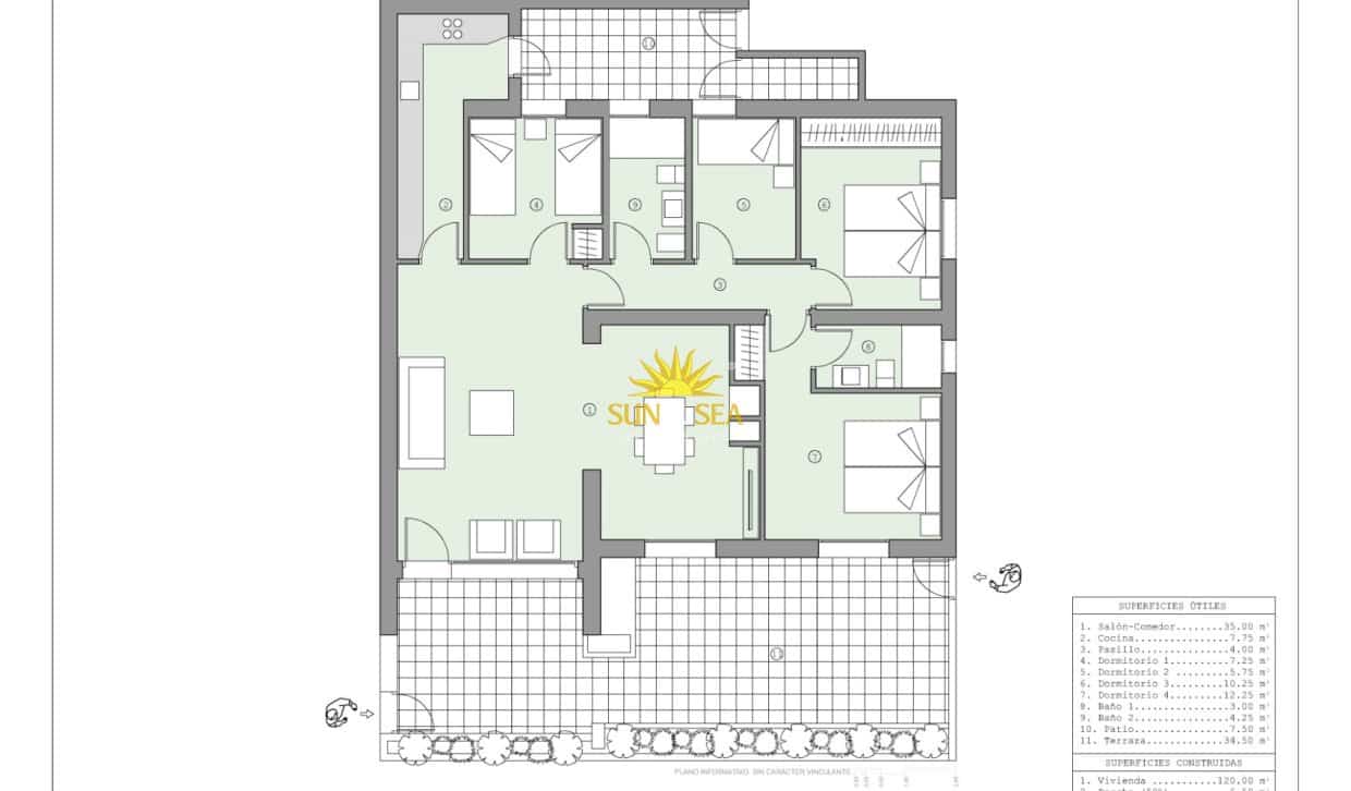 4 slaapkamer Huis voor vakantieverhuur in Playa Honda met garage - € 1.000 (Ref: 10078794)