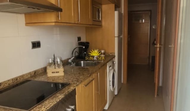1 soverom Leilighet til leie i Las Lomas de Rame - Bahía Bella, Los Alcázares med svømmebasseng garasje - € 690 (Ref: 10086749)
