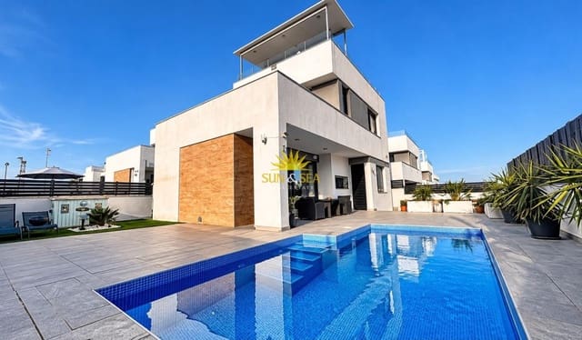 Villa/Maison de 3 chambres de location de vacances à Villamartin, Orihuela avec piscine garage - 2 500 € (Ref: 10086751)