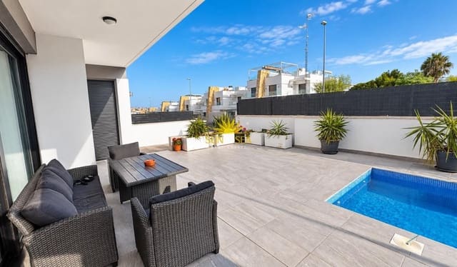 Villa/Maison de 3 chambres de location de vacances à Villamartin, Orihuela avec piscine garage - 2 500 € (Ref: 10086751)