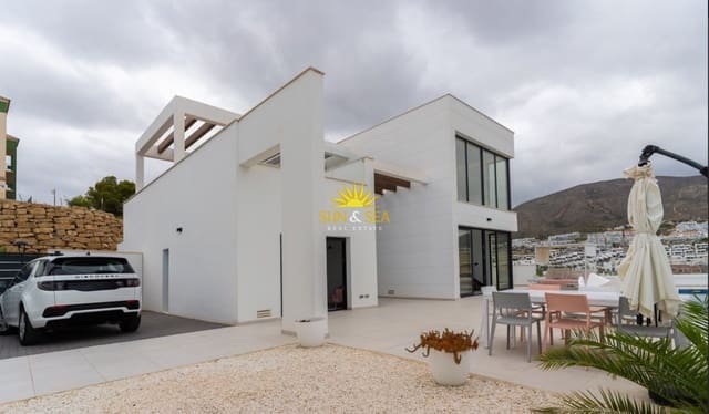 3 soverom Villa til leie i Balcón de Finestrat - Terra Marina, Finestrat med svømmebasseng garasje - € 4 200 (Ref: 10088727)