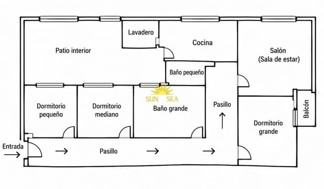3 soverom Hus til leie i Playa de San Juan, Alicante by med svømmebasseng garasje - € 1 450 (Ref: 10169333)