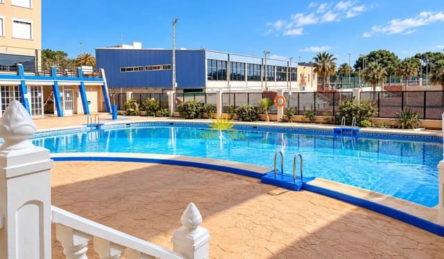 2 Zimmer Apartment zu vermieten in Guardamar Playa, Guardamar del Segura mit Pool Garage - 680 € (Ref: 10175922)