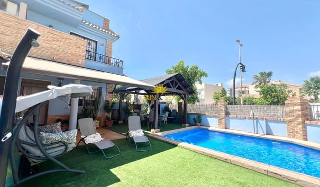 3 quarto Moradia para arrendamento para férias em El Mojon, Pilar de la Horadada com piscina Garagem - 1 300 € (Ref: 8480218)