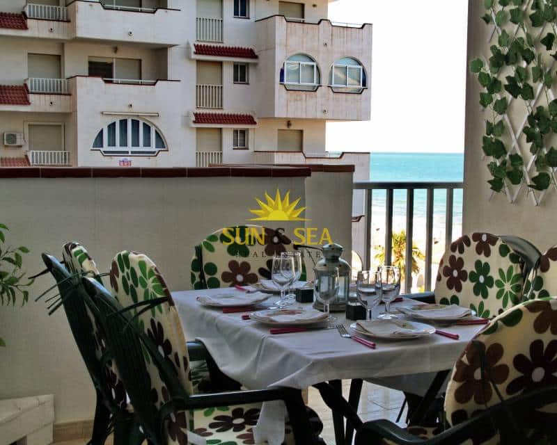 2 bedroom Apartment for rent in La Manga del Mar Menor with pool garage - € 600 (Ref: 8560322)