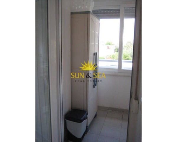 1 sovrum Lägenhet att hyra i La Manga del Mar Menor med pool garage - 600 € (Ref: 8789122)