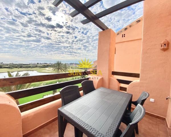 1 soverom Leilighet til leie i Las Lomas de Rame - Bahía Bella, Los Alcázares med svømmebasseng garasje - € 800 (Ref: 8861376)