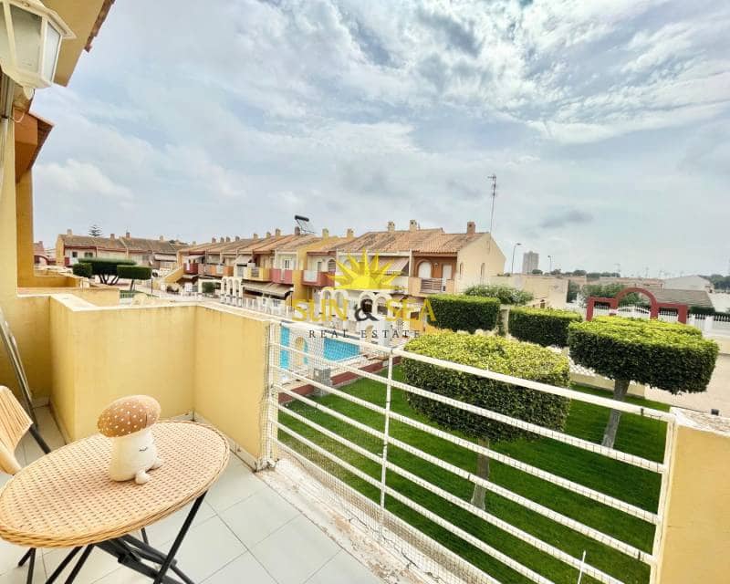 2 slaapkamer Huis te huur in Santiago de la Ribera met zwembad garage - € 800 (Ref: 8912086)