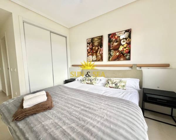 2 quarto Apartamento para arrendar em Las Lomas de Rame - Bahía Bella, Los Alcázares com piscina garagem - 800 € (Ref: 9000272)