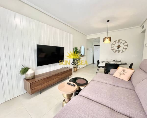 2 quarto Apartamento para arrendar em Las Lomas de Rame - Bahía Bella, Los Alcázares com piscina garagem - 800 € (Ref: 9000272)