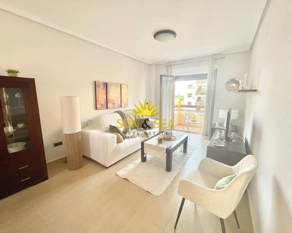 1 soveværelse Lejlighed til leje i Las Lomas de Rame - Bahía Bella, Los Alcázares med swimmingpool garage - € 750 (Ref: 9186532)