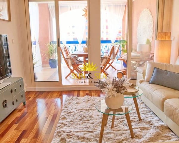 Appartement de 2 chambres à louer à Playa Paraiso, Carthagène avec piscine garage - 800 € (Ref: 9320006)