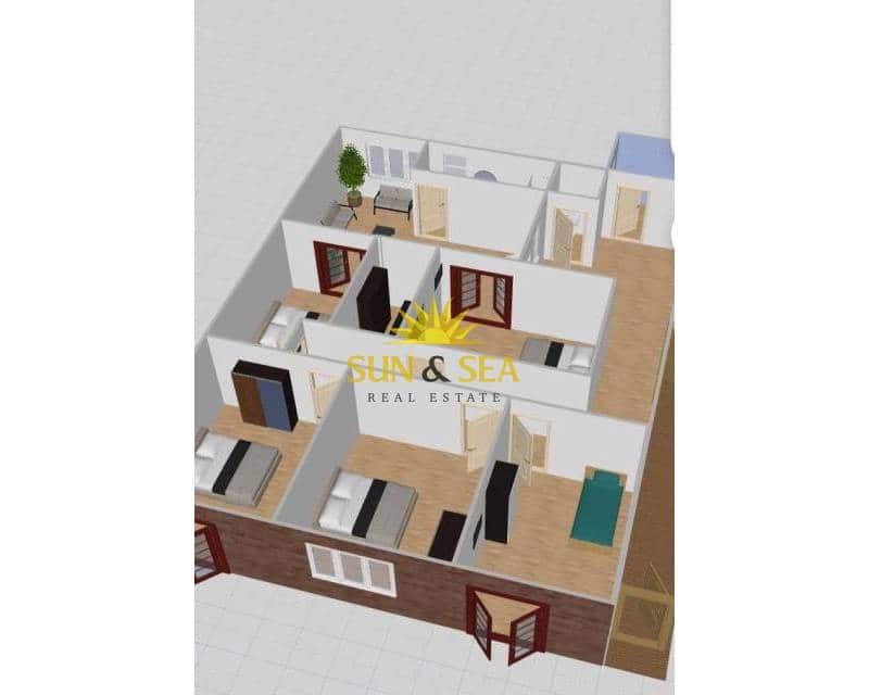 5 chambre Appartement à vendre à Torrevieja - 186 000 € (Ref: 9395435)