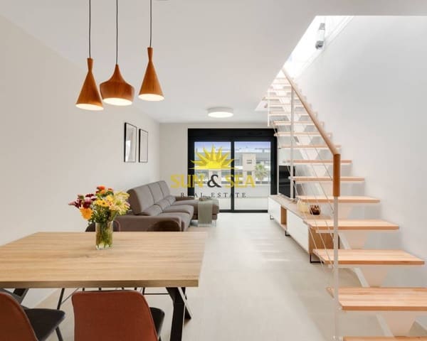 2 soveværelse Penthouse til leje i Playa Flamenca, Orihuela med swimmingpool garage - € 1.800 (Ref: 9396751)