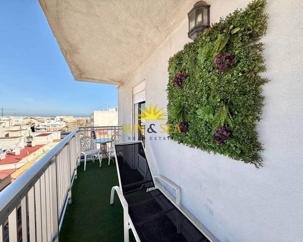 Apartamento de 3 habitaciones en Las Piscinas Naturales, Torrevieja en alquiler - 1.000 € (Ref: 9503289)