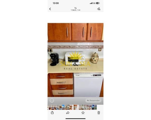 2 soveværelse Lejlighed til leje i Santiago de la Ribera, San Javier - € 700 (Ref: 9538916)