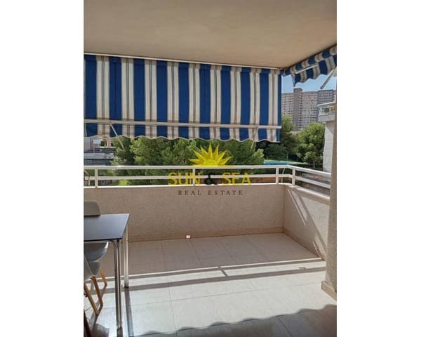 Apartamento de 2 habitaciones en Playa de San Juan, Alicante / Alacant ciudad en alquiler con piscina - 1.200 € (Ref: 9618473)