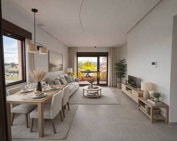 2 soverom Leilighet til leie i Las Lomas de Rame - Bahía Bella, Los Alcázares med svømmebasseng garasje - € 1 250 (Ref: 9725139)