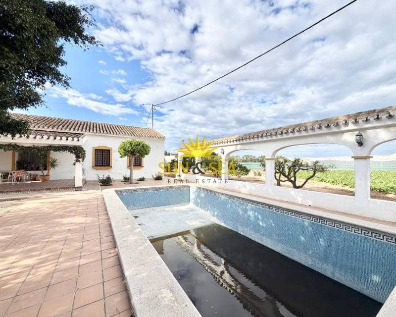 4 sovrum Finca/Hus på landet till salu i San Pedro del Pinatar med pool garage - 1 800 000 € (Ref: 9770986)