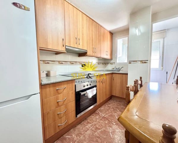 3 soveværelse Lejlighed til leje i Los Narejos - Punta Calera, Los Alcázares med garage - € 850 (Ref: 9772516)