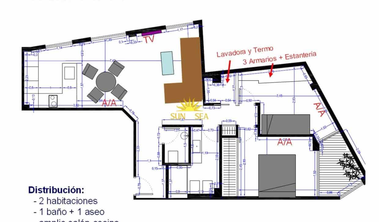 2 bedroom Apartment for rent in Murcia city - € 940 (Ref: 9830378)