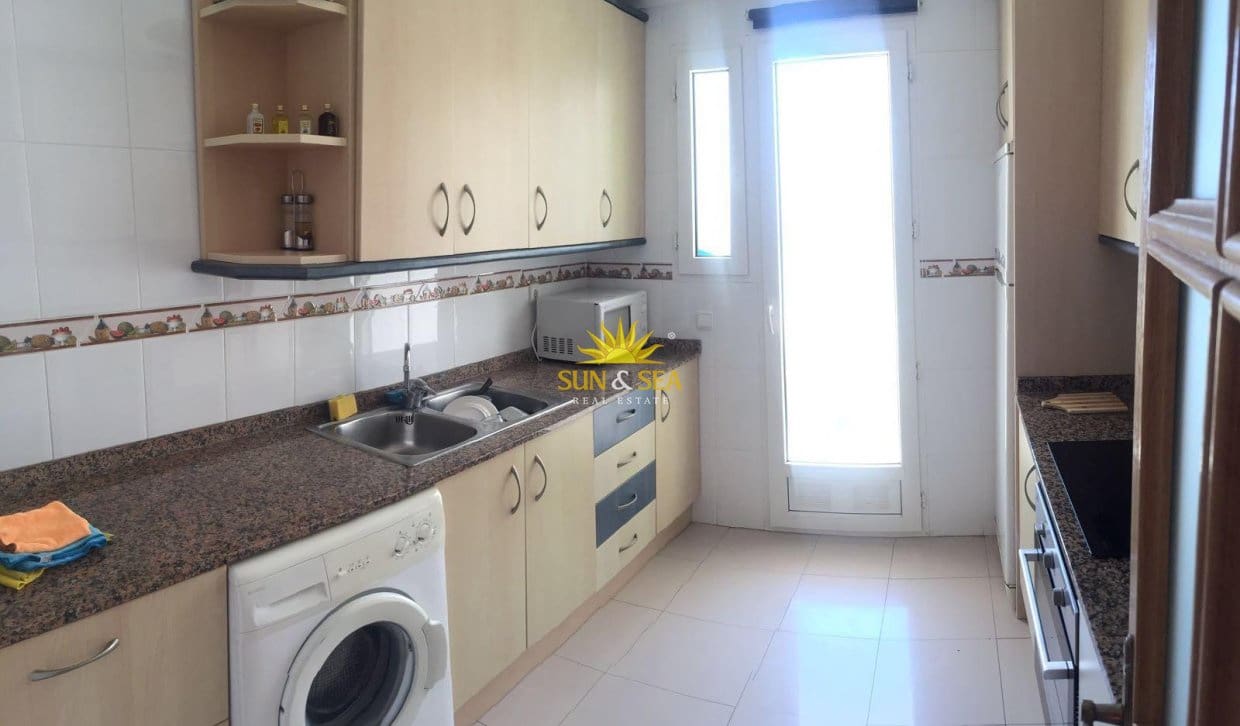 2 bedroom Penthouse for holiday rental in La Manga del Mar Menor with pool garage - € 700 (Ref: 9874386)