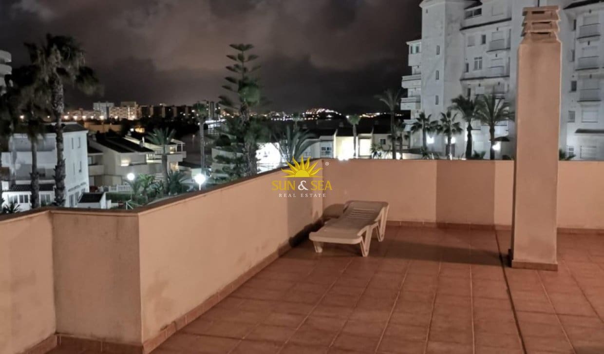 2 bedroom Penthouse for holiday rental in La Manga del Mar Menor with pool garage - € 700 (Ref: 9874386)